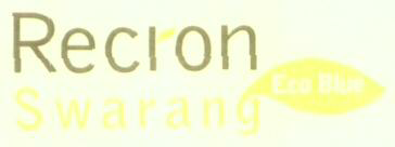 Recion Eco Blue Swarang (label) Device mark 1622005 Trademark