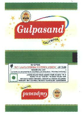 Gulpasand With Label Device mark 1611183 Trademark