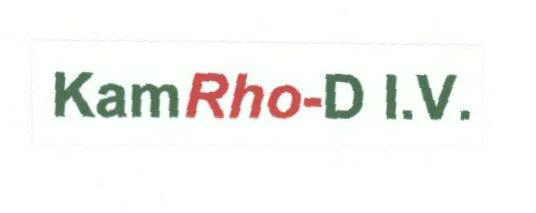 Kamrho-d I.v. (label) Device mark 1680770 Trademark