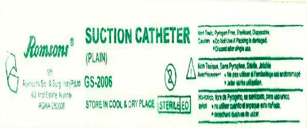 Suction Catheter, Label Device mark 1334906 Trademark
