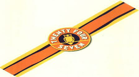 Twenty Four Seven With Device Device mark 1349299 Trademark