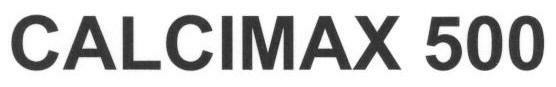 Calcimax 500 (device) Device mark 1656890 Trademark