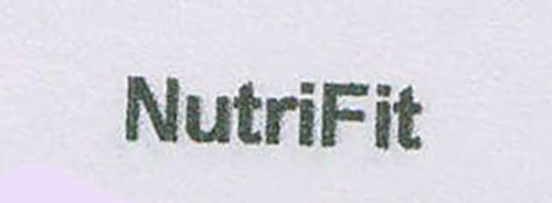 Nutrifit Device mark 1666850 Trademark