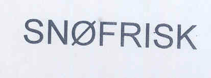 Snofrisk Device mark 1666054 Trademark