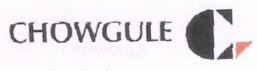Chowgule (device) Device mark 1671784 Trademark