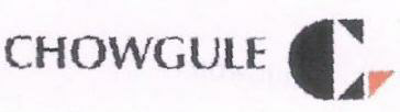Chowgule Device mark 1671800 Trademark