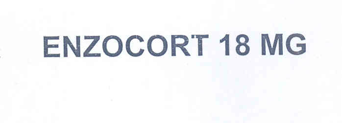 Enzocort 18 Mg Device mark 1697326 Trademark