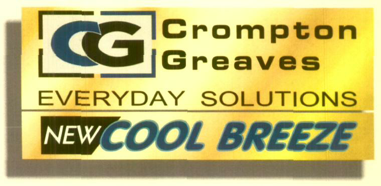 Crompton Greaves Cool Breeze (device) Device mark 1627329 Trademark