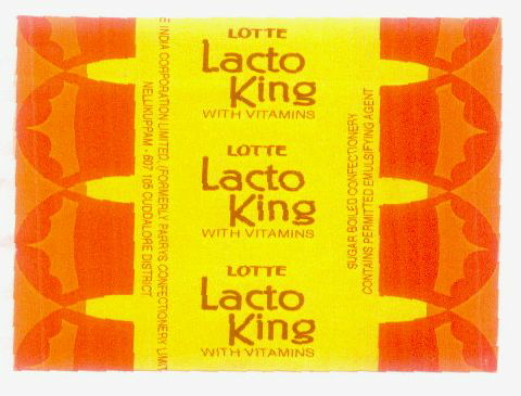 Lotte Lacto King (label) Device mark 1364708 Trademark