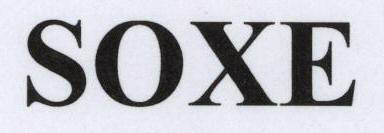Soxe With Device Device mark 1671461 Trademark