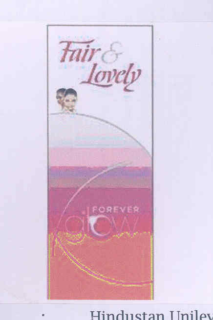 Fair Lovely (label) Device mark 1740620 Trademark