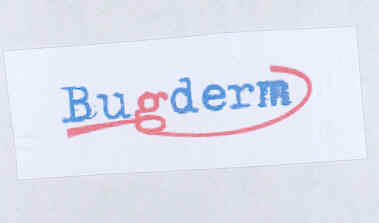 Bugderm (label) Device mark 1696081 Trademark