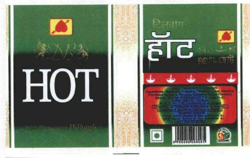 Hot (label) Device mark 1726273 Trademark