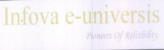 Infova E-universispioneers Of Reliability Device mark 1725475 Trademark