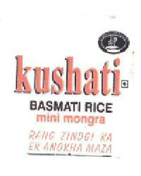 Kushati (basmati Rice) With Lable Device mark 1487984 Trademark