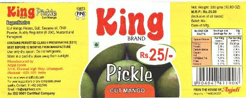 King Brand Pickle Device mark 1731703 Trademark