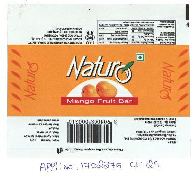 Naturo Device mark 1702375 Trademark