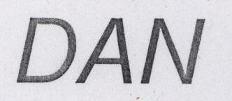 Dan Device mark 1746834 Trademark