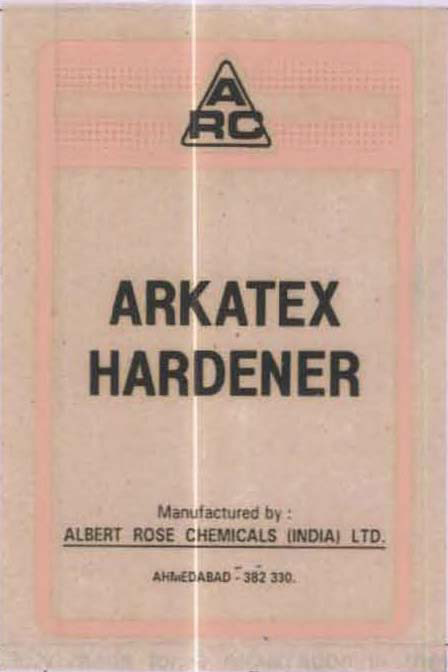 Arkatex Hardener (label) Device mark 1517813 Trademark