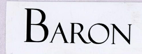 Baron ( Label ) Device mark 1776607 Trademark