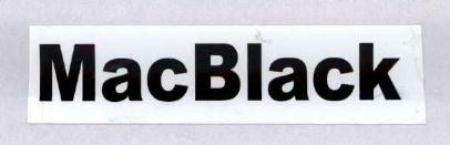 Mac Black (label) Device mark 1776615 Trademark