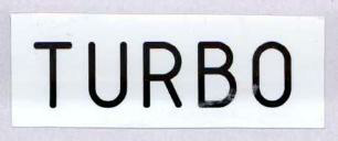 Turbo (label) Device mark 1776619 Trademark