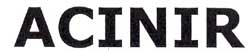 Acinir Device mark 1816721 Trademark