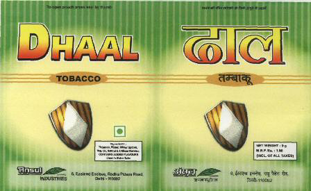 Dhaal Tobacco With Label Device mark 1746072 Trademark