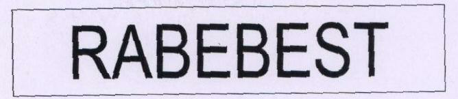 Rabebest Device mark 1786056 Trademark