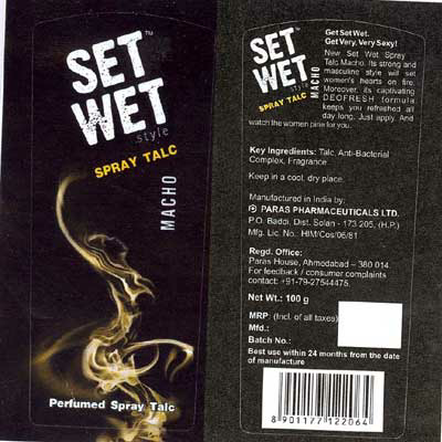 Set Wet Device mark 1815880 Trademark
