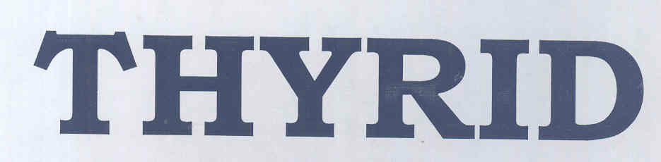Thyrid Device mark 1592701 Trademark