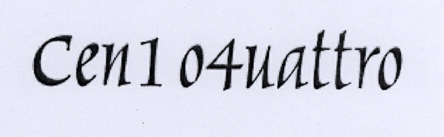 Cen 1 04uattro Device mark 1776152 Trademark