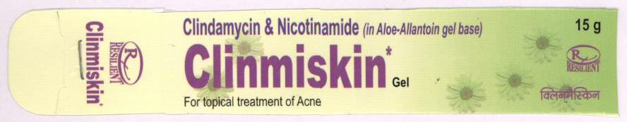 Clinmiskin Gel (label) Device mark 1592735 Trademark