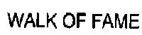 Walk Of Fame Device mark 1535014 Trademark