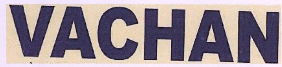 Vachan (device) Device mark 1801831 Trademark