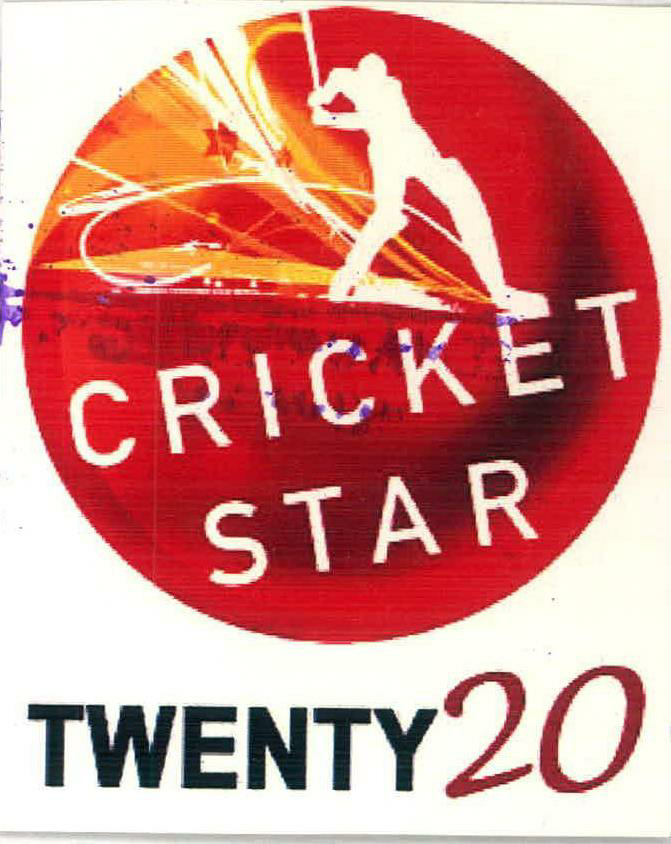 Cricket Star Twenty 20 ( Device ) Device mark 1777212 Trademark
