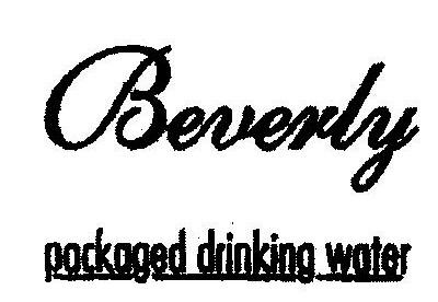 Beverly Pakaged Drinking Water Device mark 1815370 Trademark