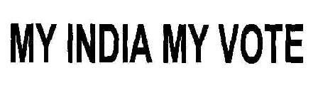 My India My Vote Device mark 1806024 Trademark