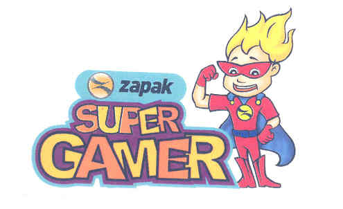 Zapak Super Gamer (device Of Man) Device mark 1579467 Trademark