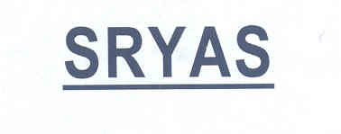 Sryas Device mark 1594848 Trademark