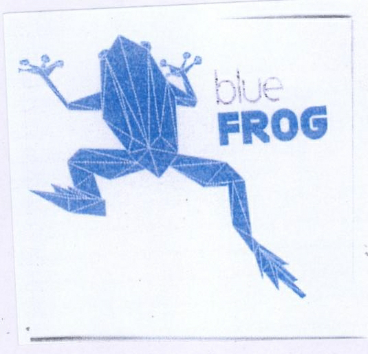 Blue Frog (device Of Frog) Device mark 1579090 Trademark