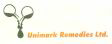 Unimark Remedies Ltd. (label) Device mark 1565384 Trademark