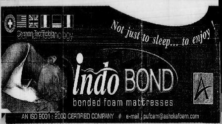 Indo Bond A (label) Device mark 1861070 Trademark