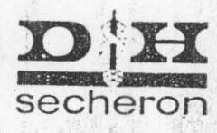 D & H Secheron (lable) Device mark 1652786 Trademark