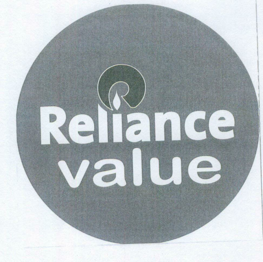 Reliance Value (label) Device mark 1580591 Trademark
