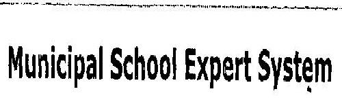 Municipal School Expert System Device mark 1822282 Trademark