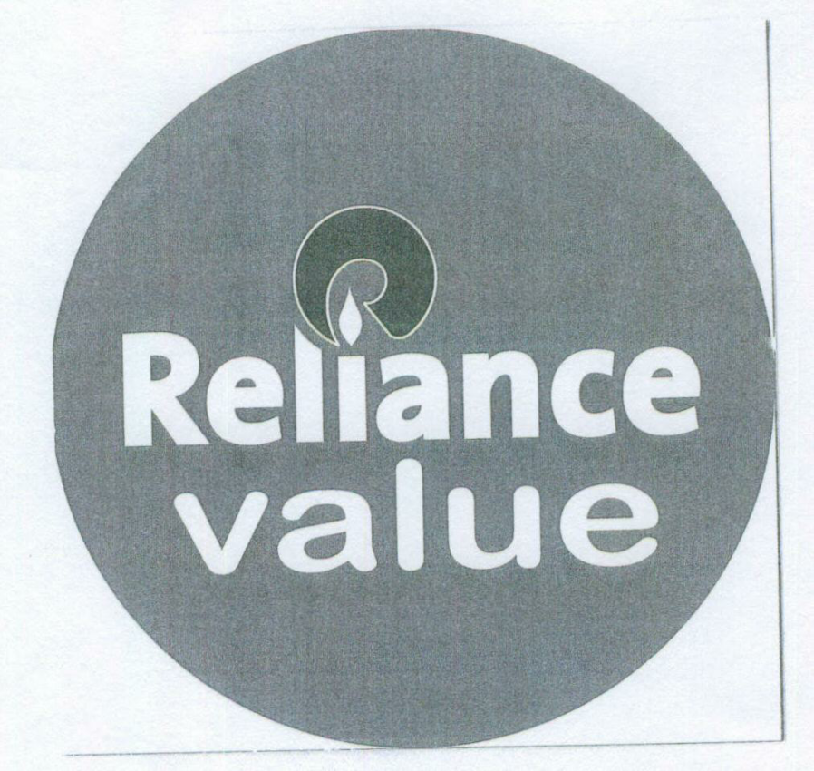 Reliance Value (label) Device mark 1580593 Trademark