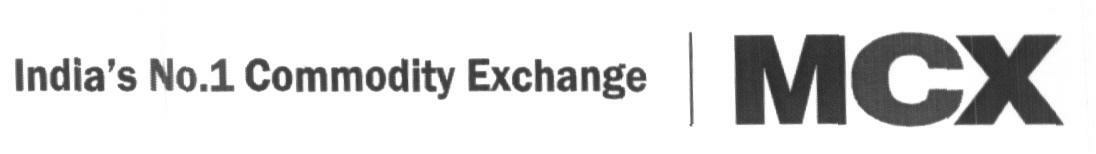 Indias No. 1 Commodity Exchange Mcx (label) Device mark 1610140 Trademark