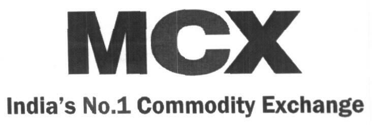 Mcx Indias No.1 Commodity Exchange (label) Device mark 1610150 Trademark