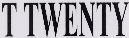 T Twenty Device mark 1609959 Trademark